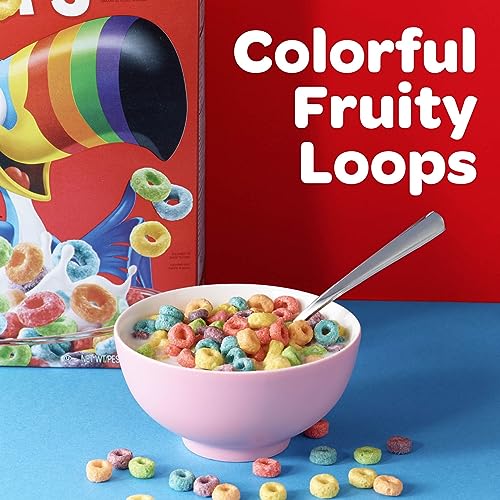 Kellogg’s Froot Loops Breakfast Cereal, Kids Cereal, Family Breakfast, Original, 8.9oz Box (1 Box) Discount