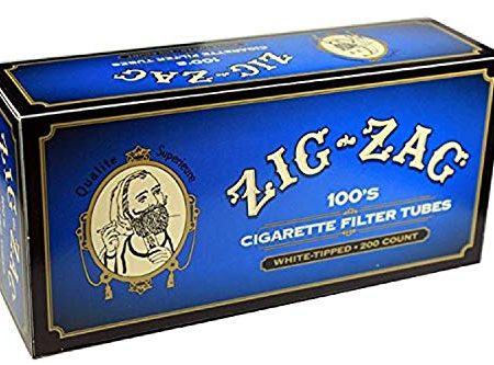 Zig Zag Cigarette Tubes WHITE 100MM 200 Count Per Box [5-Boxes] Online Hot Sale