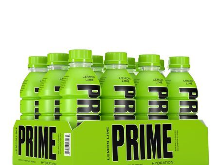 Prime Hydration with BCAA Blend for Muscle Recovery Lemon Lime (12 Drinks, 16 Fl Oz. Each) Online