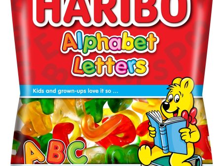 Haribo Gummi Candy, Alphabet Letters, 5 oz. Bag (Pack of 12) For Sale