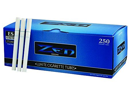 Zen White Light Blue King Size tubes 250 Count Per Box Discount