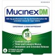 Mucinex DM 12-Hour Expectorant and Cough Suppressant Tablets, 6 Count Online now