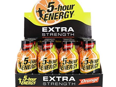 5-hour ENERGY Shot, Extra Strength Orange, 1.93 Ounces, 12 Count Online now