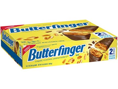 Butterfinger Milk Chocolate Candy Bars, Share Pack, Bulk Candy (Pack of 18) For Discount