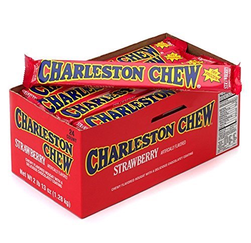 Tootsie Roll Charleston Chews, Strawberry, 1.875 Ounce Bars (Pack of 24) Fashion