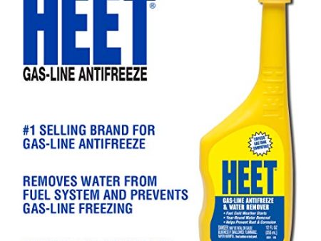 HEET 28201 Gas-Line Antifreeze and Water Remover, 12 Fl oz. Fashion