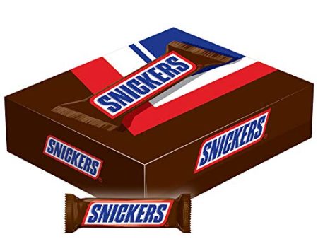 Snickers Singles Size Chocolate Candy Bars 1.86-Ounce Bar 48-Count Box Cheap