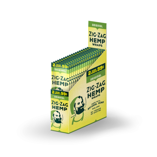 Zig Zag - Tobacco Free - Flavored H Wraps, 50 Count, Original Discount