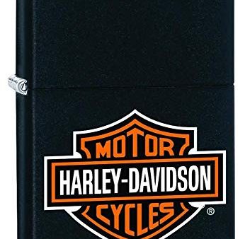 Zippo Z-00218HD.H252 Harley Davidson Logo Lighter, Windproof Chrome Design, Collectible Series Supply