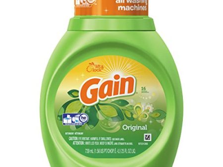 Gain 12783CT Liquid Laundry Detergent, Original Fresh, 25 Oz Bottle Discount