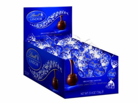 Lindt Chocolate Lindor Truffles Dark Chocolate Holiday Gifting 60 Count Online