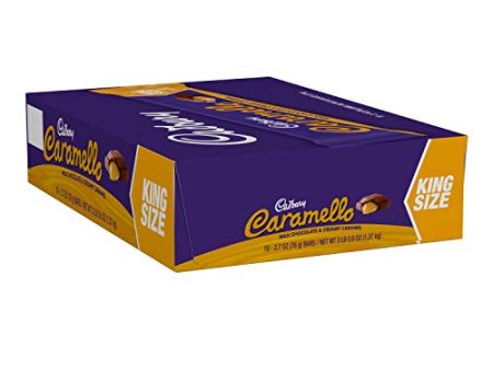 CARAMELLO Chocolate Caramel Candy Bar, King Size (Pack of 18) Online Hot Sale