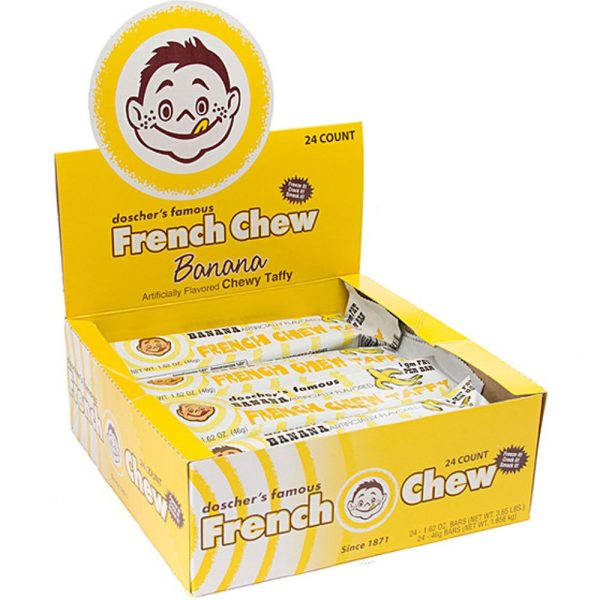 Doscher s Banana French Chew Taffy 24 Count Box Online