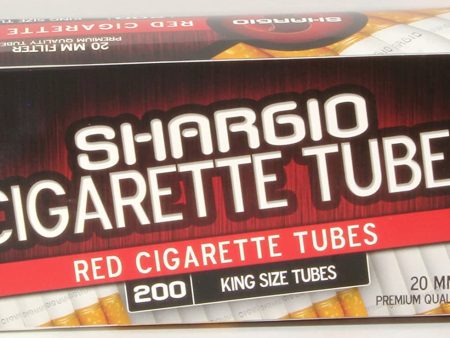 Shargio Red King Size 200 Count High Quality Filter Tubes Supply