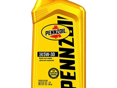 Pennzoil (550035091-6PK) SAE 5W-30 Motor Oil API GF-5 - 1 Quart, (Pack of 6) Online Hot Sale