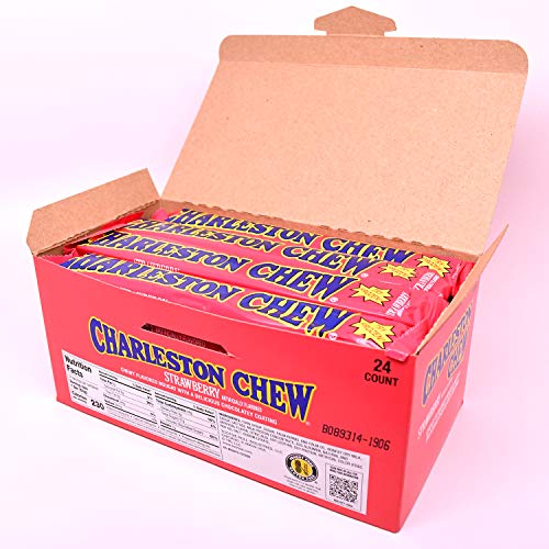 Tootsie Roll Charleston Chews, Strawberry, 1.875 Ounce Bars (Pack of 24) Fashion