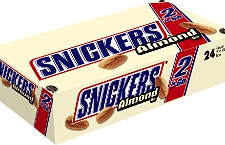 SNICKERS Almond Sharing Size Chocolate Candy Bars 3.23-Ounce Bar 24-Count Box on Sale