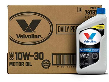 Valvoline Daily Protection SAE 10W-30 Conventional Motor Oil 1 QT, Case of 6 Online Hot Sale