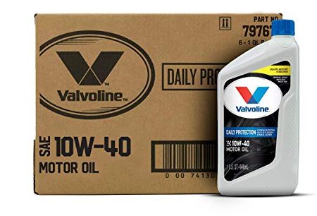 Valvoline Daily Protection SAE 10W-40 Conventional Motor Oil 1 QT, Case of 6 on Sale