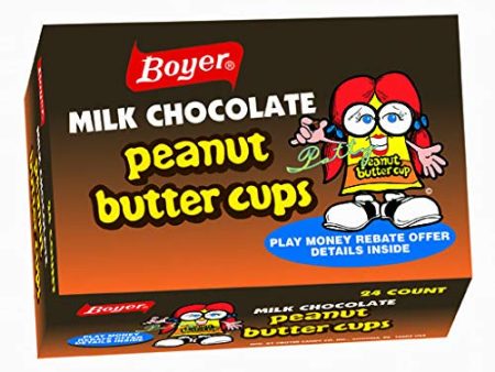 Boyer Milk Chocolate Peanut Butter Cups 2 pk - 24 count Online