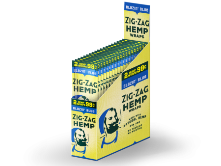 Zig Zag - Tobacco-Free - Flavored H Wraps, 50 Count, Blazin  Blue Online