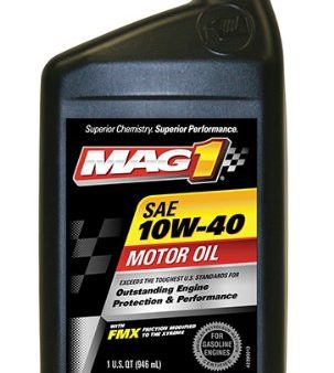 Mag 1 (61650-6PK) 10W-40 API:SN Motor Oil - 1 Quart Bottle, (Pack of 6) Supply