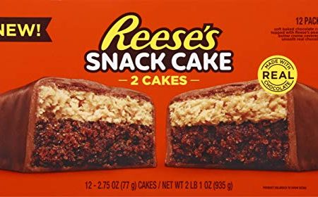 Reeses Snack Cake, 2 Cakes Per Pack (2.75 oz), 1 Box (12 Count) For Sale