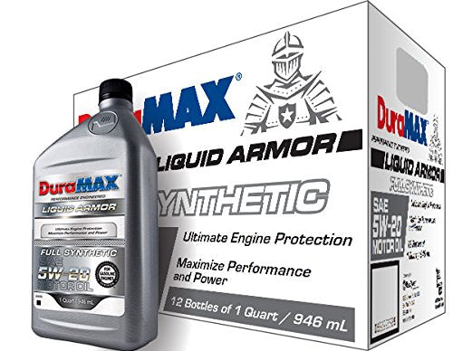 DuraMAX Full Synthetic 5w20 Motor Oil - Case of 12 Quart Bottles Supply