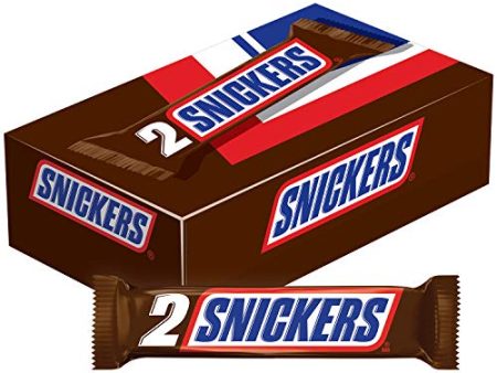 SNICKERS Sharing Size Chocolate Candy Bars 3.29-Ounce Bar 24-Count Box on Sale