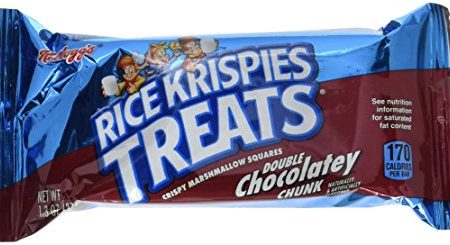 Kellog s Rice Crispies Treats Double Chocolatey Chunk Treats 1.3oz Bar (20 Count Box) Fashion