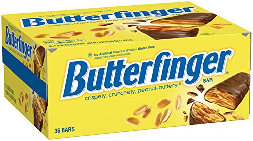 Butterfinger Milk Chocolate Candy Bars, Full Size Bulk Candy 1.9 oz (Pack of 36) For Cheap