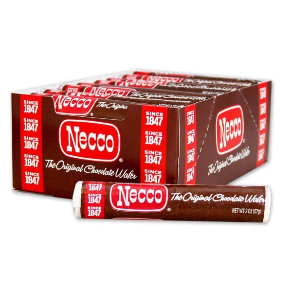 NECCO Necco Wafers, Chocolate Rolls, 2.02-Ounce Packages (24-Pack) Online Sale