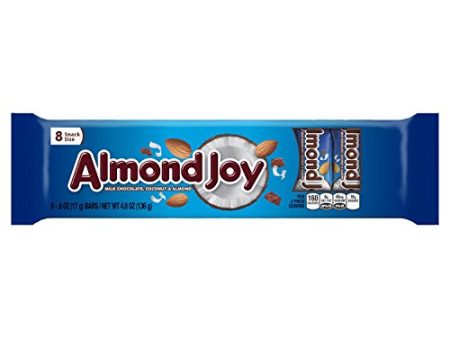 ALMOND JOY Snack Size Candy Bars (8-Count, 4.8-Ounce) For Discount