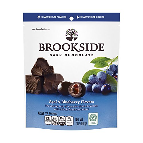 BROOKSIDE Dark Chocolate Candy, Acai & Blueberry, 7 Ounce on Sale