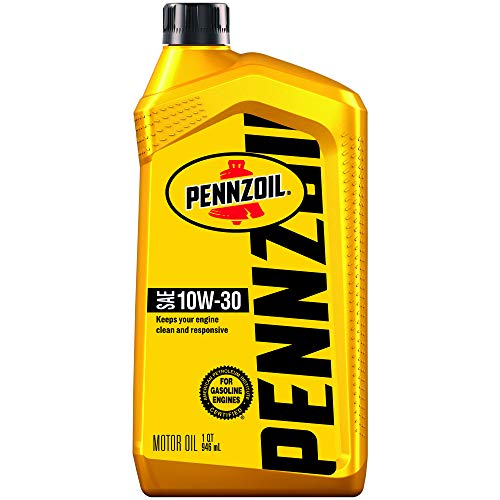 Pennzoil (550035052-6PK) SAE 10W-30 Motor Oil API GF-5- 1 Quart, (Pack of 6) Fashion