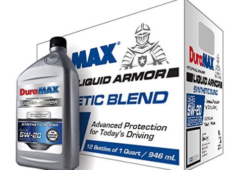 DuraMAX Synthetic Blend 5w20 Motor Oil - Case of 12 Quart Bottles For Discount