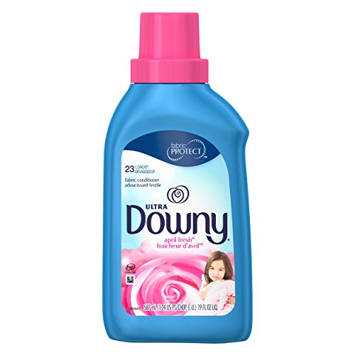 Downy Ultra April Fresh Liquid Fabric Softener, 23 Loads, 19 Fl Oz Supply